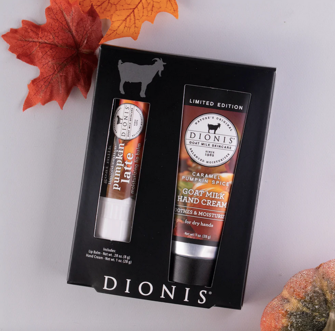 Goats Milk Hand Cream + Lip Balm Set